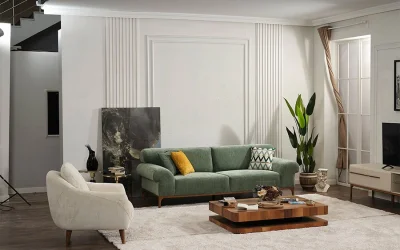 Dazzle Koltuk Takımı | 3lü Koltuk 2 Adet - Berjer 1 Adet