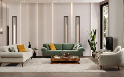 Dazzle Koltuk Takımı | 3lü Koltuk 2 Adet - Berjer 1 Adet