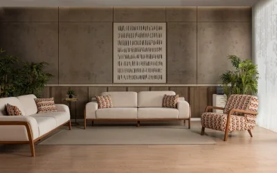 Gemma Koltuk Takımı | 3lü Koltuk 2 Adet - Berjer 1 Adet