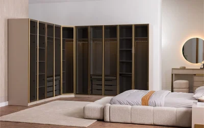 Gloria Yatak Odası Takımı Dolap | 2 li Çekmeceli (G93*Y222*D58) 1 Adet - Dolap 2 li Raflı (G93*Y222*D58) 1 Adet - Dolap Tekli Raflı (G46,5*Y222*D58) 1 Adet - Şifonyer(G140*Y89*D44) 1 Adet - Şifonyer Aynası (89*89*2) 1 Adet - Komodin (G65*Y50*D44) 2 Adet -