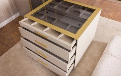 Gloria Yatak Odası Takımı Dolap | 2 li Çekmeceli (G93*Y222*D58) 1 Adet - Dolap 2 li Raflı (G93*Y222*D58) 1 Adet - Dolap Tekli Raflı (G46,5*Y222*D58) 1 Adet - Şifonyer(G140*Y89*D44) 1 Adet - Şifonyer Aynası (89*89*2) 1 Adet - Komodin (G65*Y50*D44) 2 Adet -