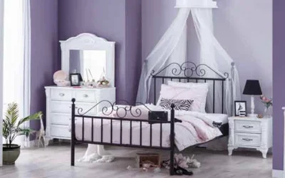 Helen Siyah Ferforje Karyola 120*200