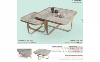 Hisar Orta ve Yan Sehpa 2li Set