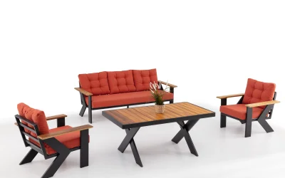 Kopenhag Alüminyum Oturma Grubu