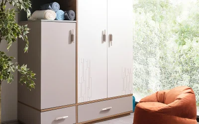 Latte 3 Kapılı Dolap