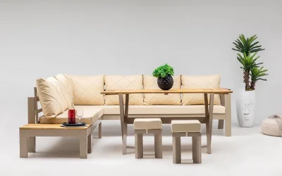 LOTUS KÖŞE TAKIMI ALÜMİNYUM