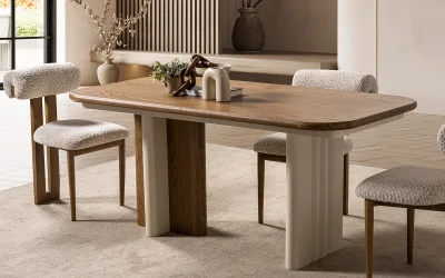 Lova Lake Meşe Yemek Masası