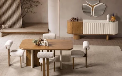 Lova Lake Meşe Konsol ve Ayna