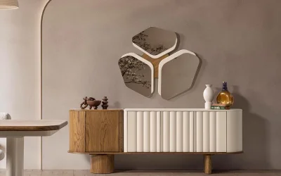 Lova Lake Meşe Konsol ve Ayna