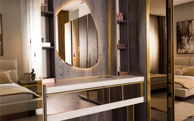 Lyric Yatak Odası Takımı 2 Kapılı Dolap | 1 Adet - 3 Kapılı Dolap 1 Adet -Köşe Dolap 1 Dolap - Karyola 1 Adet - Şifonyer 1 Adet - Şifonyer Ayna 1 Adet - Komodin 2 Adet