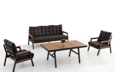 Paris Alüminyum Oturma Grubu