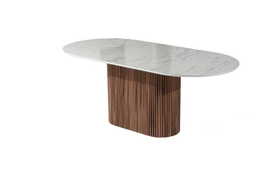 Marina Mermer Baskılı Masa