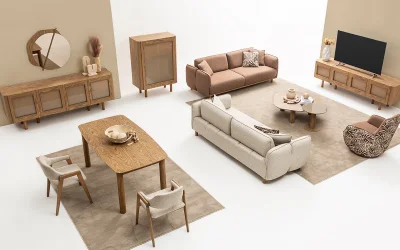 Mocha Yemek Odası Takımı