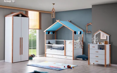 My House Mavi Bebek Odası Takımı