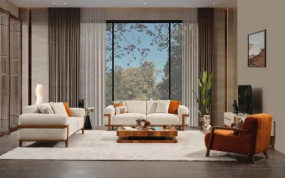 Ocean Breeze Koltuk Takımı | 3lü Koltuk 2 Adet - Berjer 1 Adet