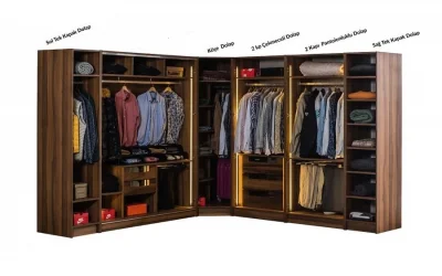 Olimpos Köşe Dolap