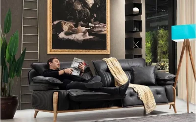 Olivya Mekanizmalı 3lü Koltuk