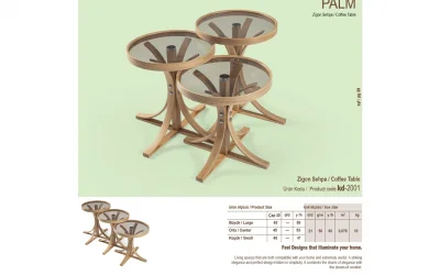 Palm 3lü Zigon Sehpa