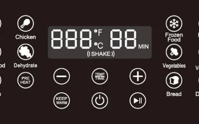 Robogil AF-19D Airfryer XXL 6,5Lt Cam Kapaklı Halojen Lambalı Sıcak Hava Fritözü