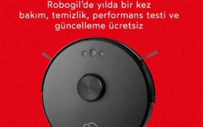 Robogil Stella 500B 2024 Model Yeni Nesil Tasarım Akıllı Robot Süpürge ve Robot Paspas