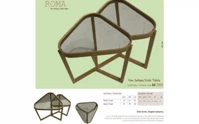 Roma 2li Zigon Sehpa