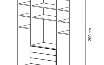 Rose 4 Kapılı Dolap (Seçenek 441)