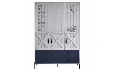 Rust 3 Kapılı Dolap