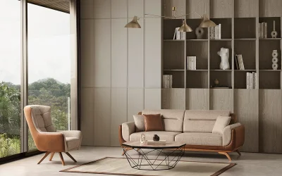 Safran Koltuk Takımı | 3lü Koltuk 2 Adet - Berjer 1 Adet