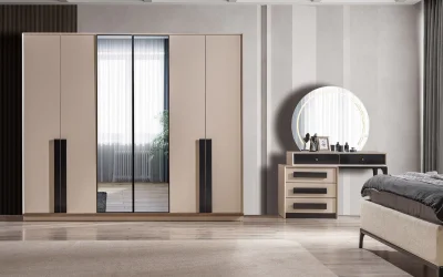 Sedef Dolap 6 Kapılı