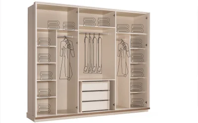 Sedef Dolap 6 Kapılı