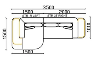 Sera Köşe Koltuk Takımı (420x320 cm)