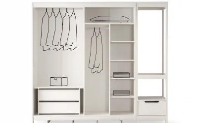 Serenza 4 Kapılı Dolap