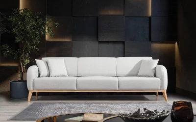 Silver Koltuk Takımı 3lü Koltuk 2 Adet - Berjer 1 Adet