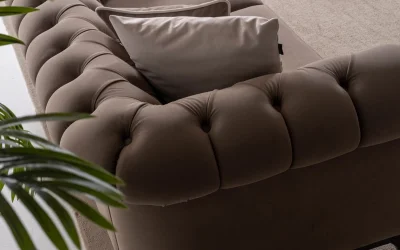 Solviera Üçlü Koltuk (Kapitoneli)