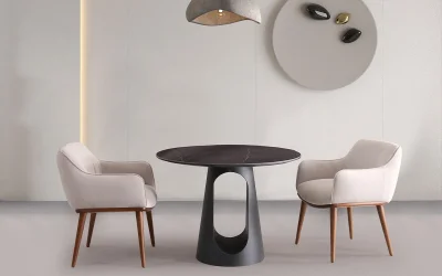 TH-Boho Masa Yuvarlak Searmik Masa