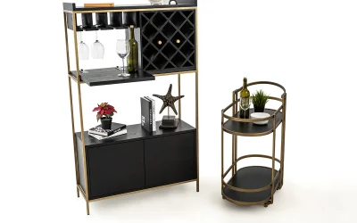 TH-Daniels Servis Arabası Siyah