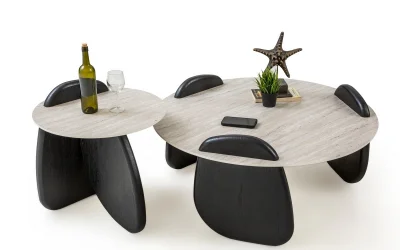 TH-Markiz Set Siyah Orta Sehpa