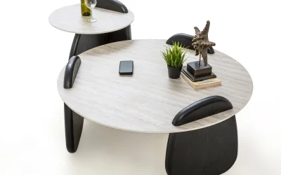 TH-Markiz Set Siyah Orta Sehpa