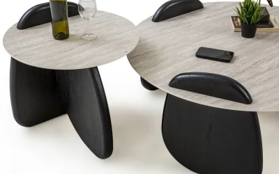 TH-Markiz Set Siyah Orta Sehpa