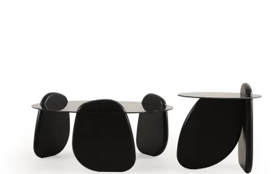 TH-Markiz Set Siyah Orta Sehpa