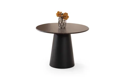 TH-Rales Siyah Yuvarlak Masa