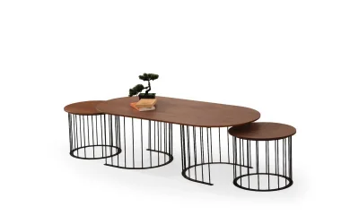 TH-Ripa Ceviz Orta Sehpa