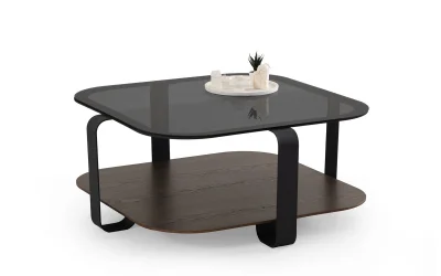 TH-Royal Kare Ceviz Orta Sehpa