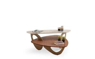 TH-Solid Traverten Orta Sehpa