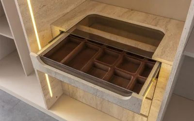 Traverten Dolap 6 Kapılı