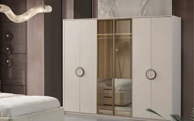 Traverten Dolap 6 Kapılı