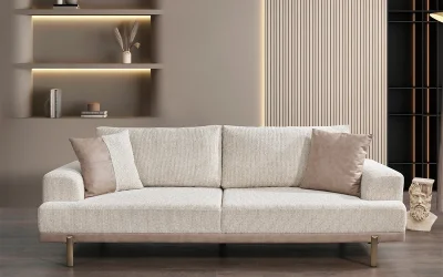 Traverten Koltuk Takımı | 3lü Koltuk 2 Adet - Berjer 1 Adet