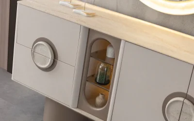 Traverten Konsol+Ayna