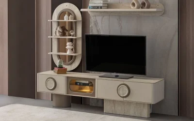 Traverten Tv Ünitesi