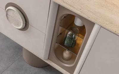 Traverten Yemek Odası Takımı